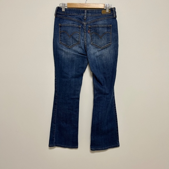 Levi's Bold Curve Boot Cut Women's Size 8/29 Blue Jeans Dark Wash Denim Western - Picture 5 of 11